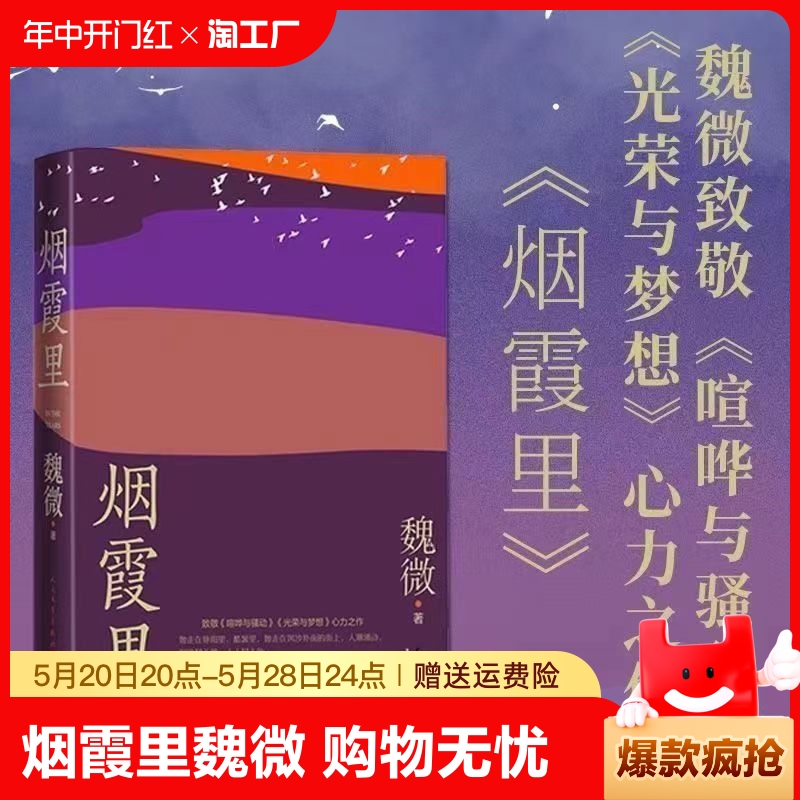 烟霞里 魏微 【第十一届茅盾文学奖获奖作品】 鲁迅文学奖全新长篇小说 十三年长篇小说新作 致敬喧哗与骚动 光荣与梦想 书籍/杂志/报纸 现代/当代文学 原图主图