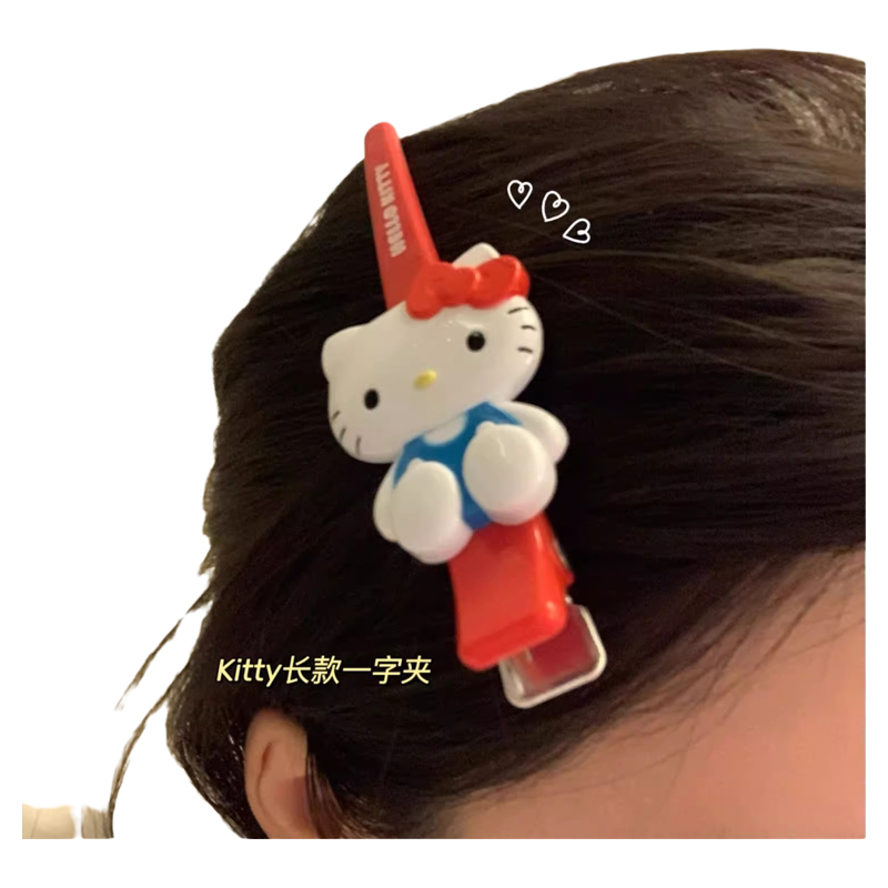 刘海bb夹子发夹一字夹头饰发卡女2024新款少女侧边夹鸭嘴夹三正版