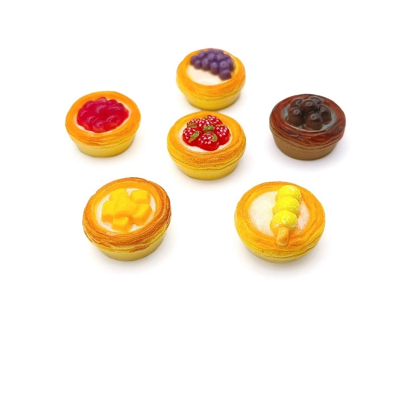 冰箱贴磁贴3d立体仿真蛋挞装饰吸铁石ins个性创意摆件磁性贴磁铁