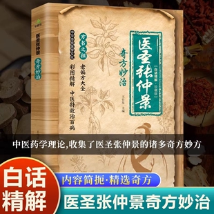 【官方正版】医圣张仲景奇方妙治中医名家奇方妙治丛书中医 常见病诊断与用药中草药偏方 对症民间秘方 中医处方