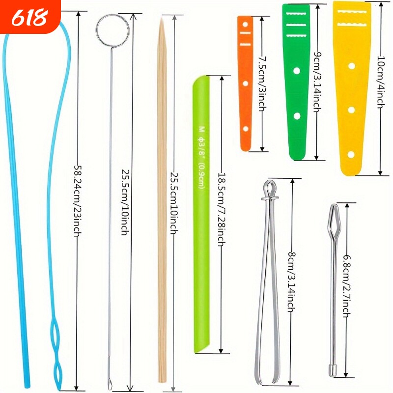 DIY塑料穿带器不锈钢穿带器 穿绳器 腰带线绳穿线器 松紧器