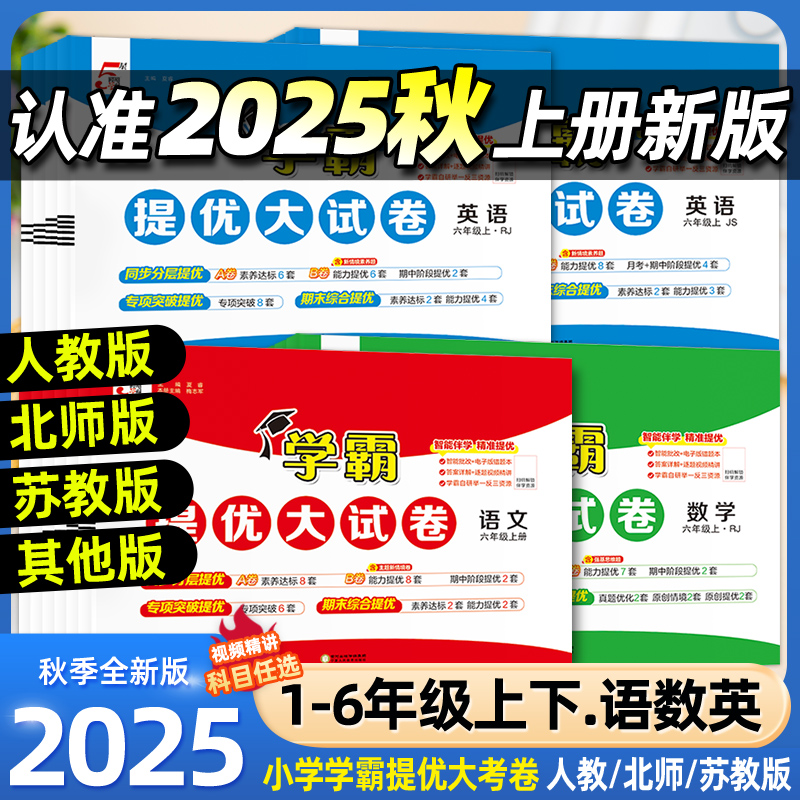 小学提优大试卷数学语文英语