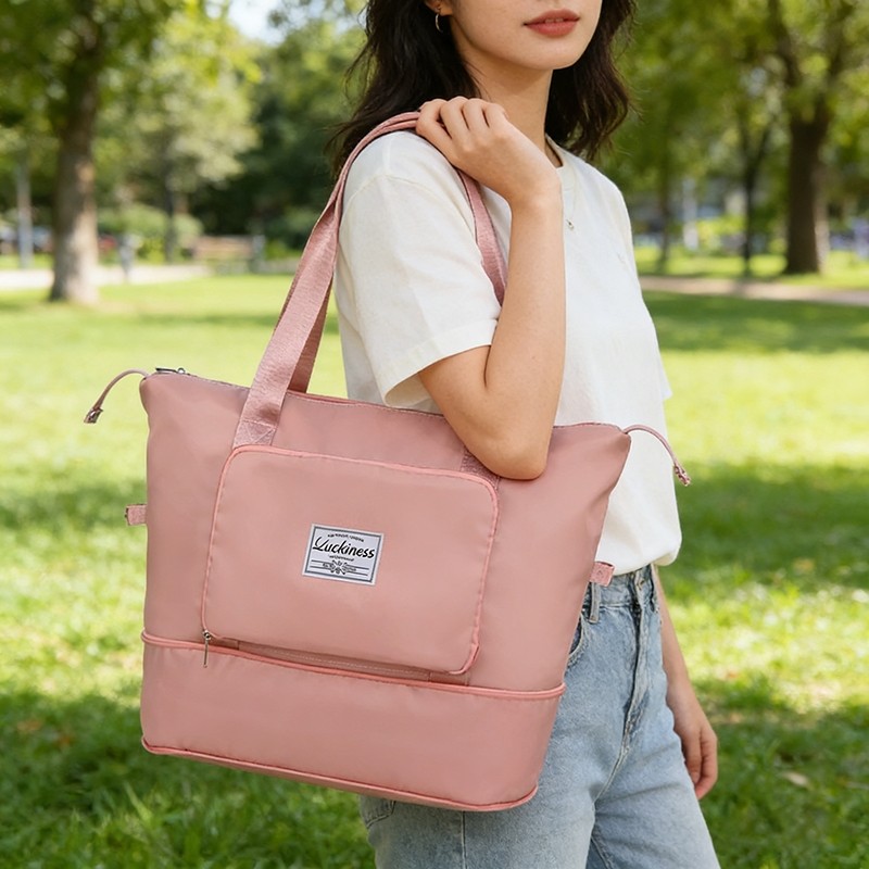 可折叠旅行包男女大容量健身包轻便收纳袋出差行李户外运动包