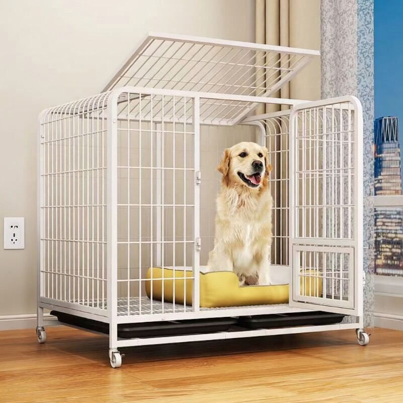 家用大型狗笼子中型犬大型犬泰迪柯基金毛小型犬舒适性大空间狗窝
