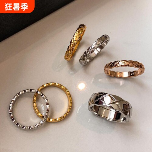 CAFFTI小香风玫瑰金银色