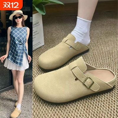 秋季新款软底勃肯鞋女