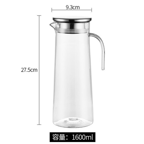 亚克力水壶餐厅高耐热饮料冷水壶扎壶酒吧PC亚克力加厚塑料壶商用