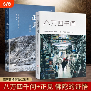 全新正版八万四千问正见佛陀的证悟叩问内心的每一个不确定找到属于自己的答案都藏着认识世界的方式佛教佛法因果