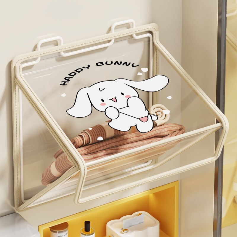 浴室放衣服神器脏衣篓卫生间壁挂式可折叠防水袋洗衣篮浴室衣衣物