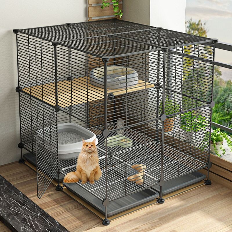 猫笼猫别墅清仓笼子家用室内超大自由空间一体特价三层豪华大空间
