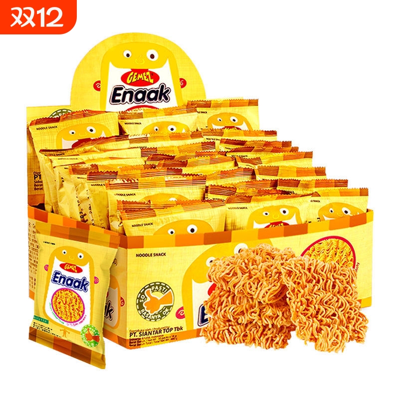 GEMEZ印尼进口小鸡面16g烧烤干脆面解馋网红休闲零食办公室夜宵