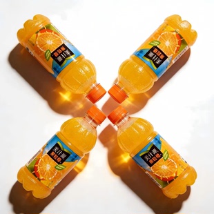 美汁源果粒橙果汁饮料夏季300ml*12瓶迷你橙汁瓶装柠檬可乐夏日
