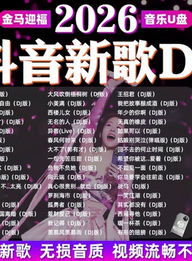 2026抖音伤感流行DJ歌曲车载音乐u盘热门劲爆dj新歌无损高音质mp3