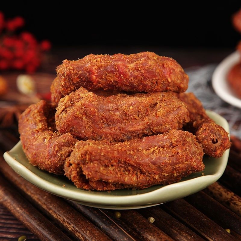 风干鸭脖子网红肉类零食手撕鸭脖麻辣卤香辣熟休闲D