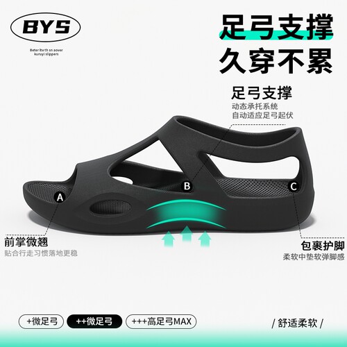 EVAI足弓支撑防滑防水凉拖鞋
