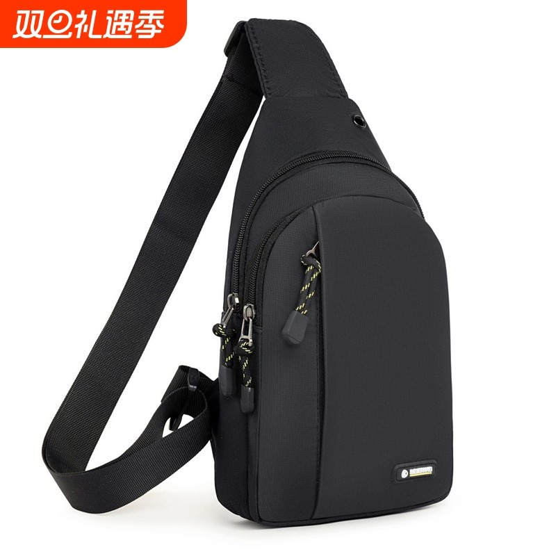 2023新款防水男士胸包牛津布斜挎包男包单肩包胸前休闲小背包