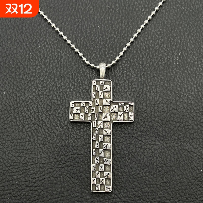 ODEK高级复古千眼恶魔项链欧美嘻哈个性吊坠经典vintage潮牌男女