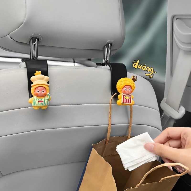 2025新款星星人挂钩车载后排座椅靠背车内装饰高级感汽车用品大全,汽车用品/电子/清洗/改装,车用挂钩,淘宝优惠券,粉丝福利购,淘宝优惠卷