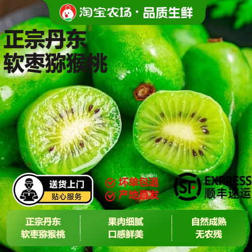 顺丰包邮东北丹东软枣猕猴桃无毛奇异莓特大果新鲜水果