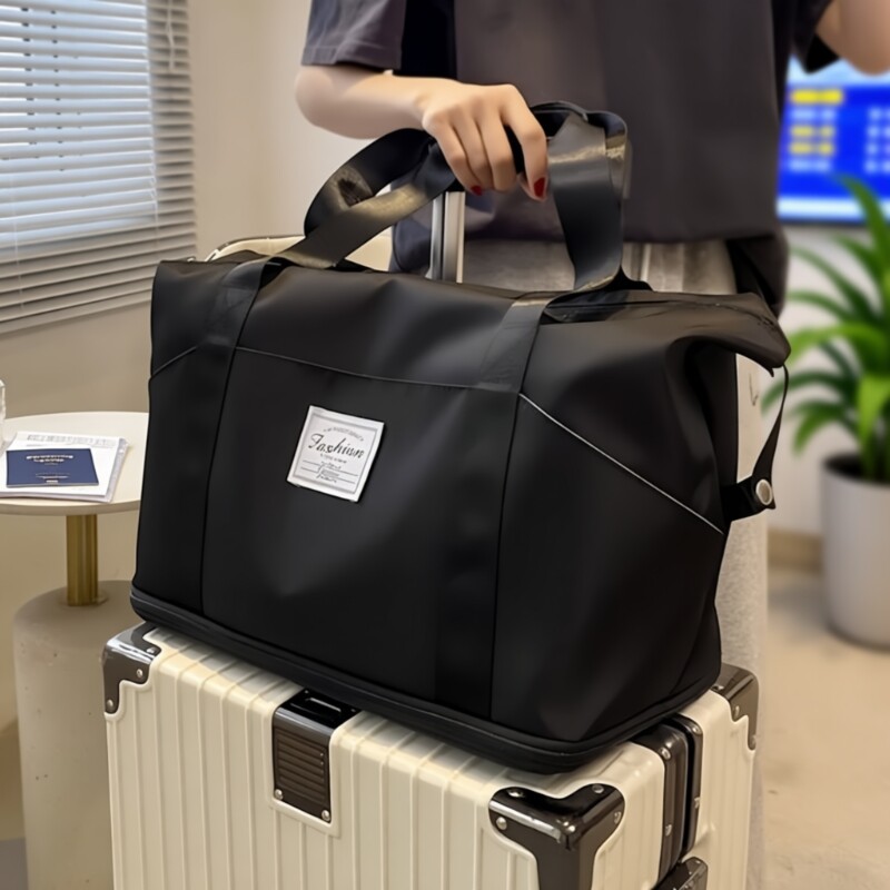 旅行包女短途手提超大容量健身包轻便行李袋子旅游斜挎包收纳拉杆