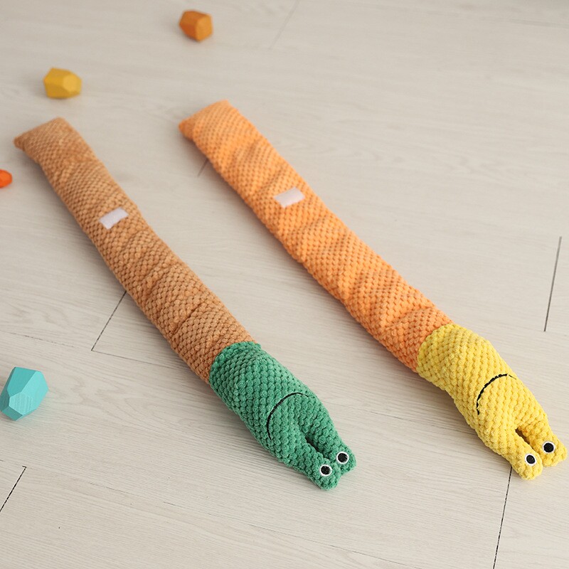 狗狗发声宠物毛绒玩具蜗牛卡通训练玩耍嗅闻磨牙宠物用品漏食玩具