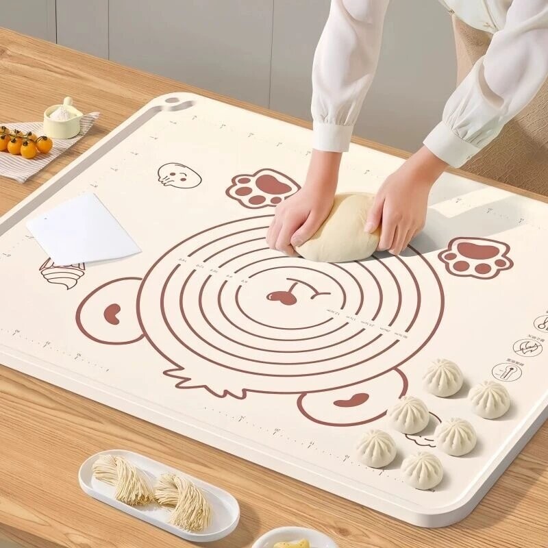 食品级揉面垫硅胶包面垫面板和面垫子家用案板擀面塑料板⑧防滑