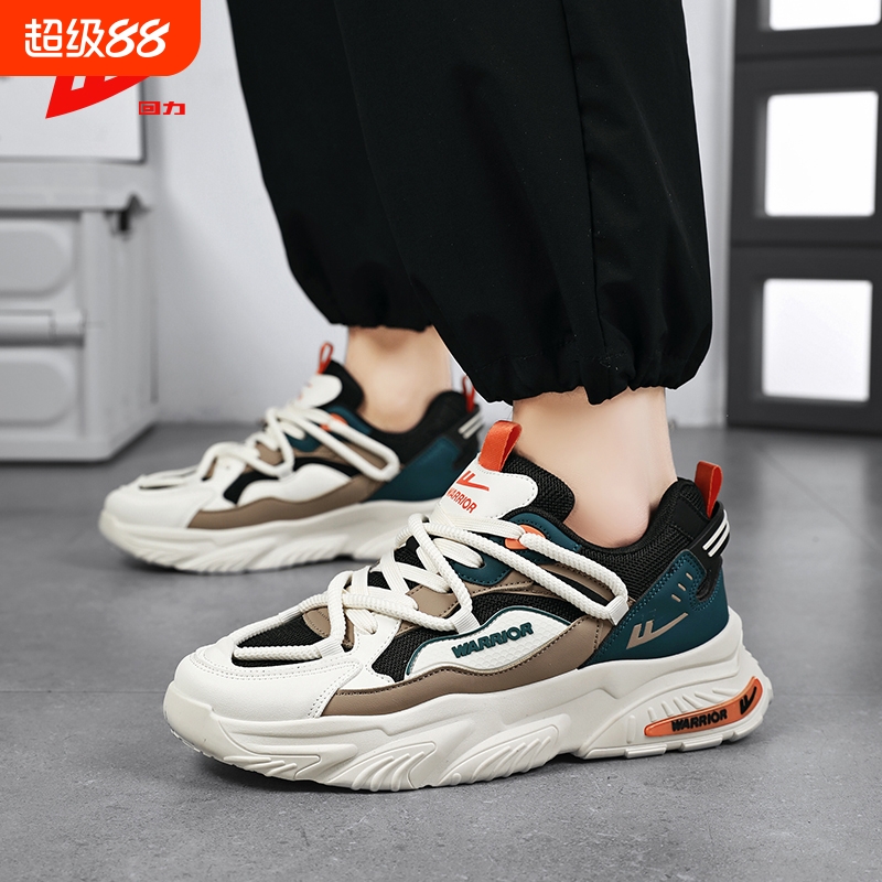 回力男鞋2025新款秋冬季运动鞋男款休闲百搭跑步男士软底老爹鞋