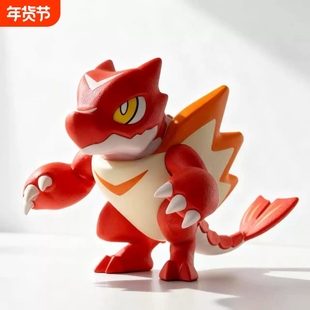 限量玩具蛋仔艾比手办公仔周边暴龙虾饺立体手工手绘摆件