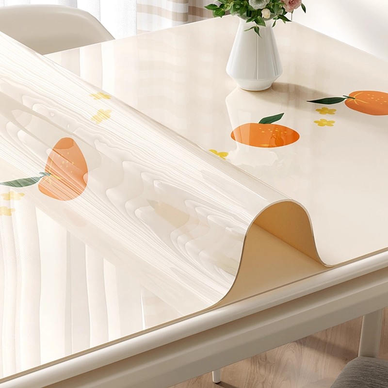 桌布防水防油免洗防烫pvc餐桌垫子轻奢高级感茶几桌垫桌面保护垫