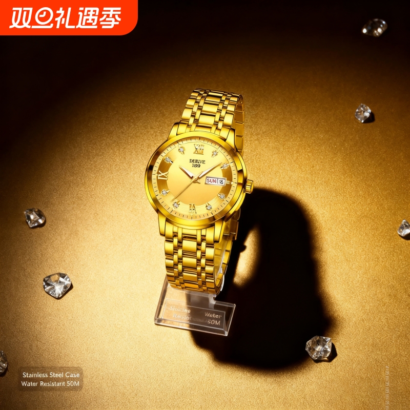 品牌正品手表男概念男士非机械表男款高级感学生运动男表潮腕表男