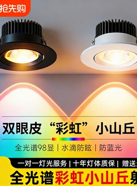 彩虹小山丘射灯嵌入式筒灯客厅走廊家用led灯新款洗墙灯吊顶灯具