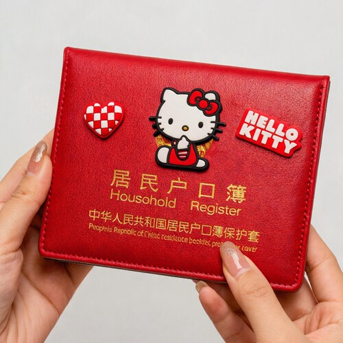 新款户口本保护套通用型户口本证件收纳包可爱二页证件套加厚