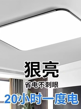 2024年新款led吸顶灯房间卧室灯客厅灯大厅现代简约大气中山灯具
