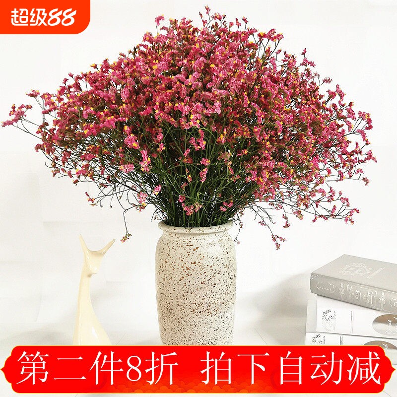 云南真花满天星水晶草风干鲜花干花花束家居客厅摆设装饰礼物DIY