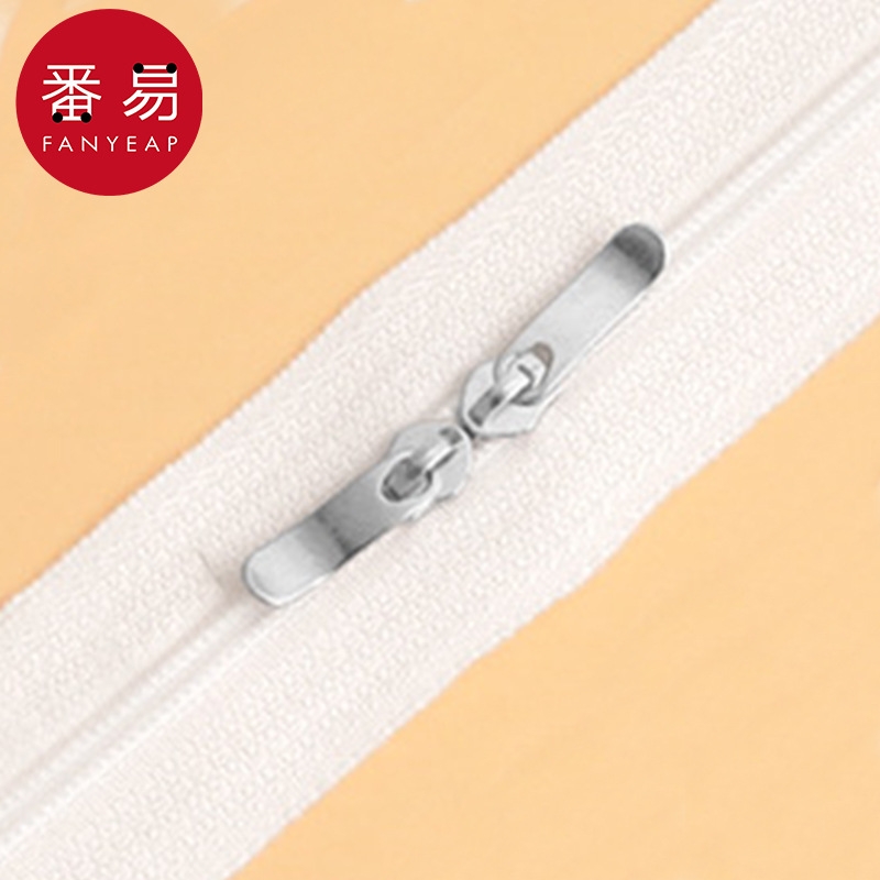 拉链头CA1sn0-被套长款家用双头拉锁配件双向头被罩用做被子床