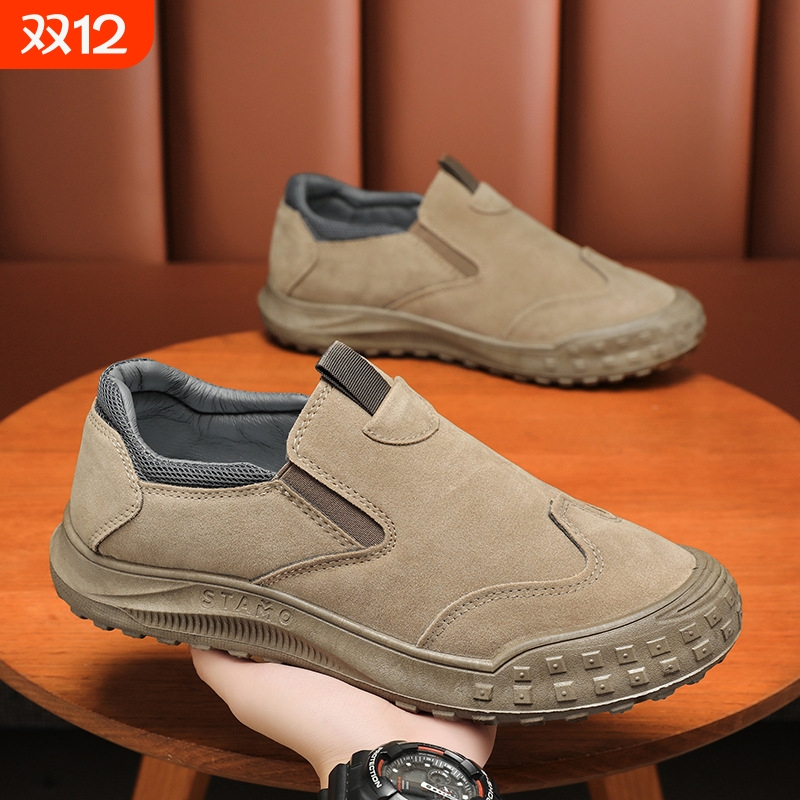 品牌断码劳保鞋男鞋夏季爆款低帮防水皮靴男士户外防滑耐磨运动休