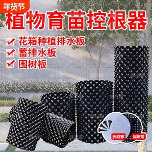 控根器 控根花盆育苗围树板木栽培容器加厚优质园林阻根板排水板