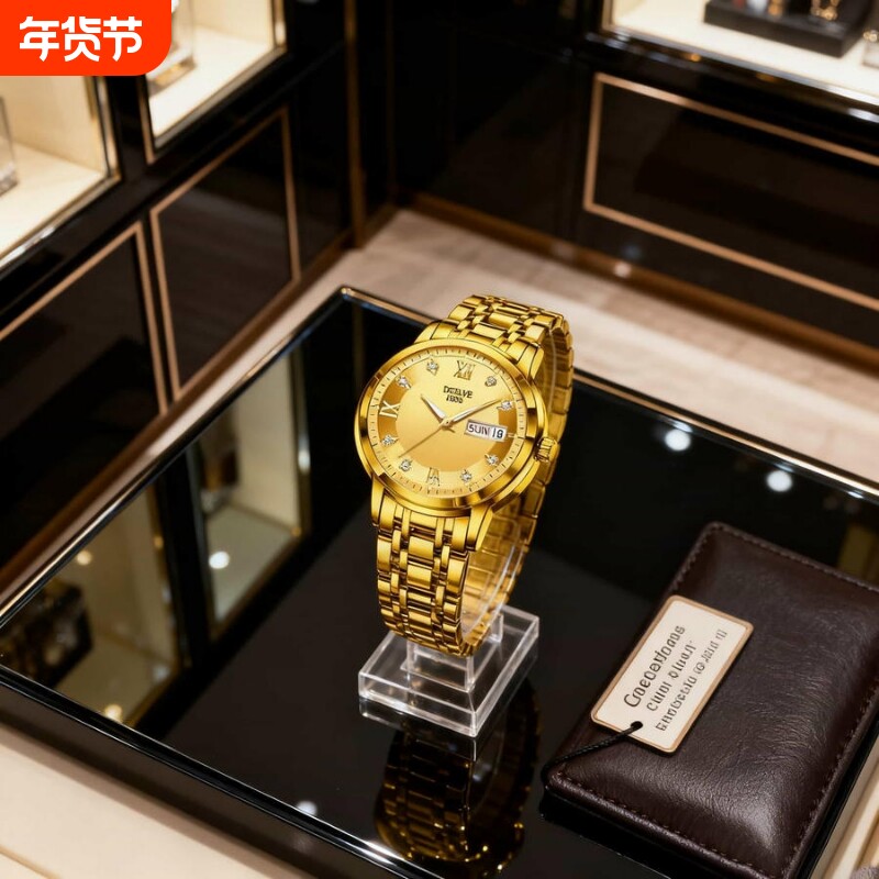 品牌正品手表男概念男士非机械表男款高级感学生运动男表潮腕表男