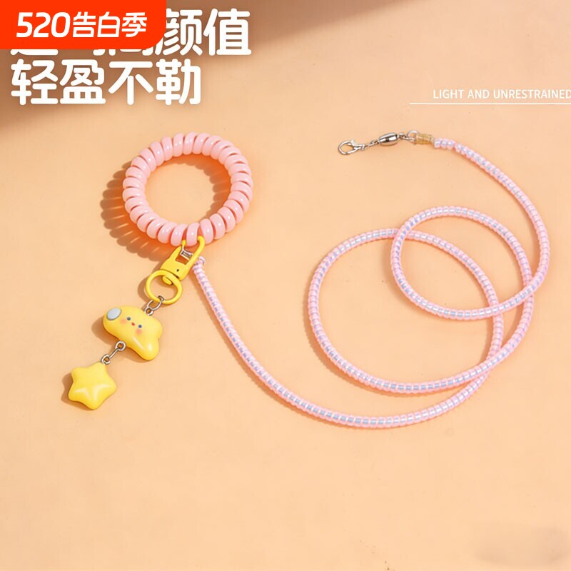 鹦鹉外出牵引绳虎皮牡丹玄凤专用遛鸟神器不伤脚小鸟超轻放飞绳