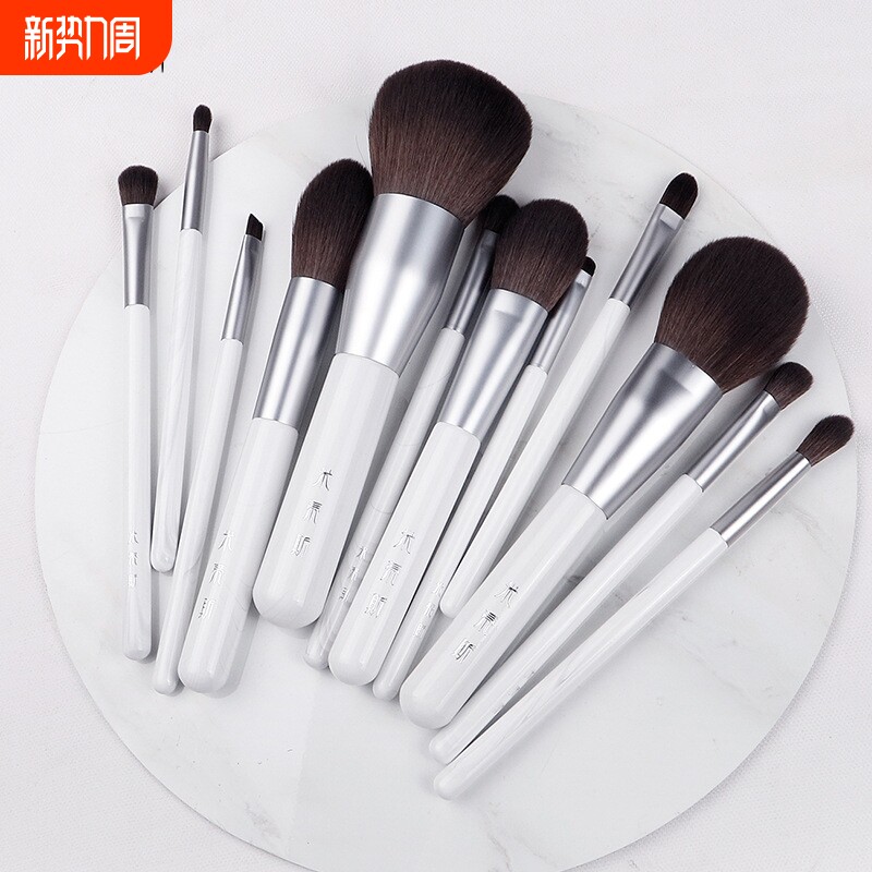 米蒂斯2026新品12支化妆刷韵彩水墨套装沧州散粉刷腮红刷眼影刷