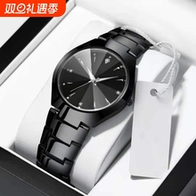 手表男款机械风全自动防水高级感全自动男表数字双日历防水腕表男