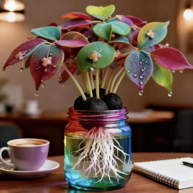 彩色绒星草球根花卉清香耐寒绿植四季开花室内外阳台客厅多规格