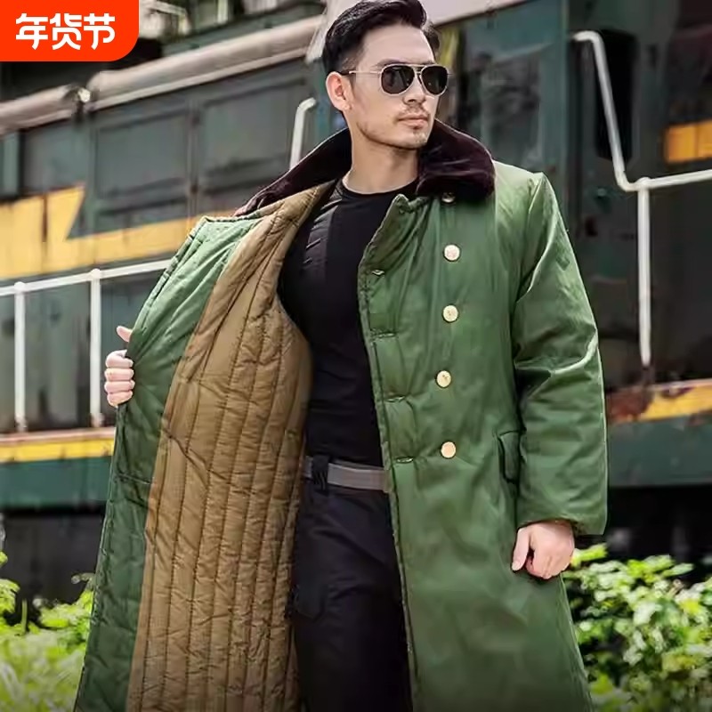 新款军大衣冬季加绒加厚保暖绿色东北棉袄棉大衣男劳保冷库防寒服,户外/登山/野营/旅行用品,军迷大衣/棉大衣,淘宝优惠券,粉丝福利购,淘宝优惠卷
