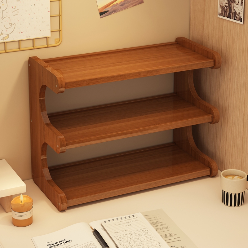 桌面置物架多层办公室桌上杯子