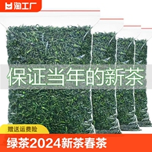 绿茶2024新茶春茶云雾高山茶叶茶日照充足浓香型散装多规格炒青