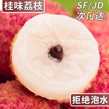 正宗桂味现摘现发5斤大果当季新鲜荔枝水果整箱包邮白糖妃子罂笑