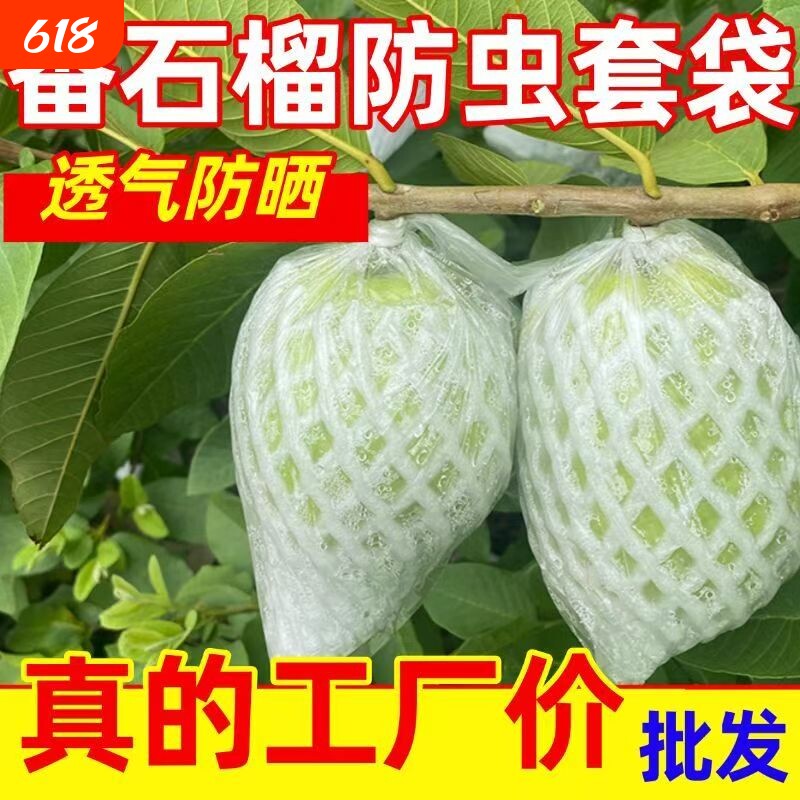 大果番石榴芭乐套袋专用百香果小果防虫袋一体袋大号包释迦防鸟