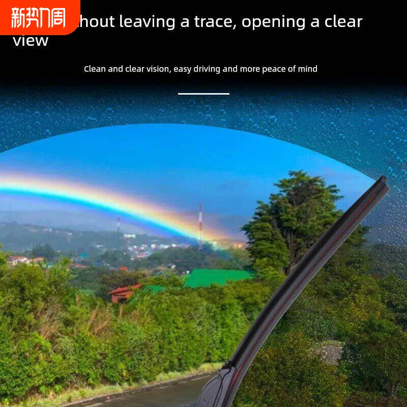 三轮车雨刮器适用金彭宗申淮海电动摩托篷代步车双层胶条雨刷静音