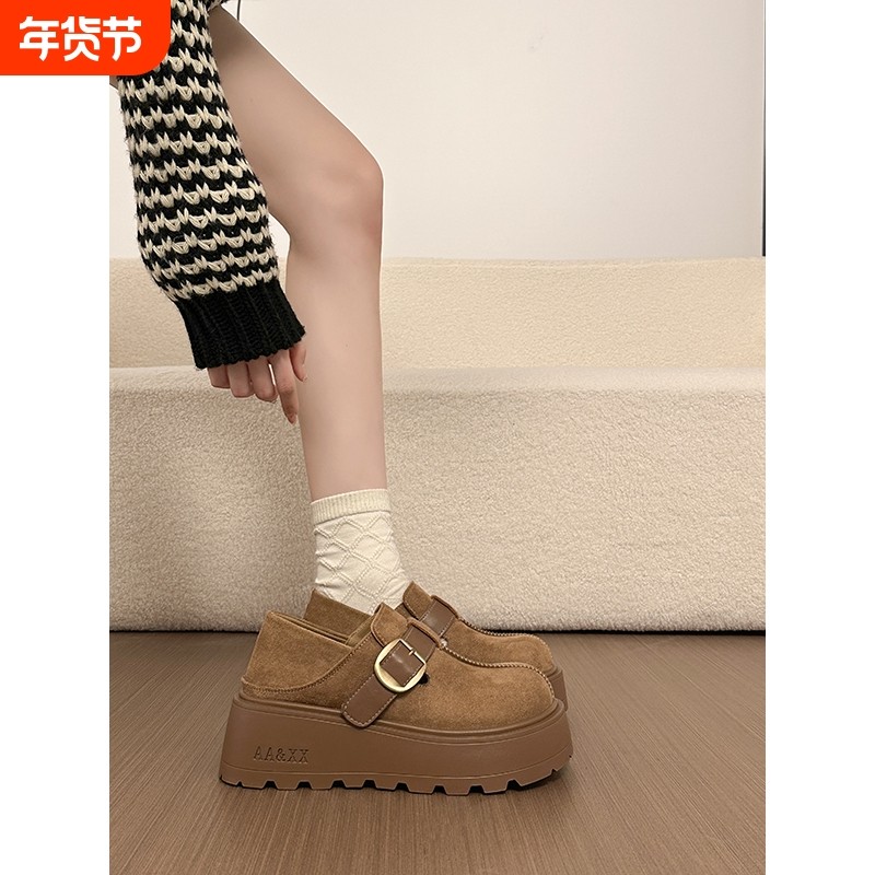 复古时尚百搭全包勃肯鞋女2026新款配裙子厚底增高松糕鞋休闲单鞋,女鞋,勃肯鞋/软木鞋,淘宝优惠券,粉丝福利购,淘宝优惠卷