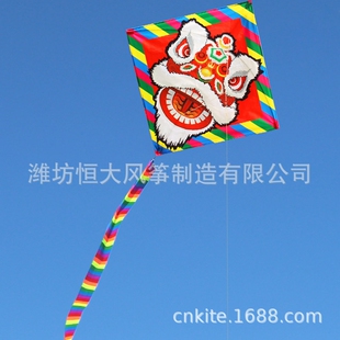 潍坊风筝 国潮风筝 儿童卡通狮子风筝 kite 中国风